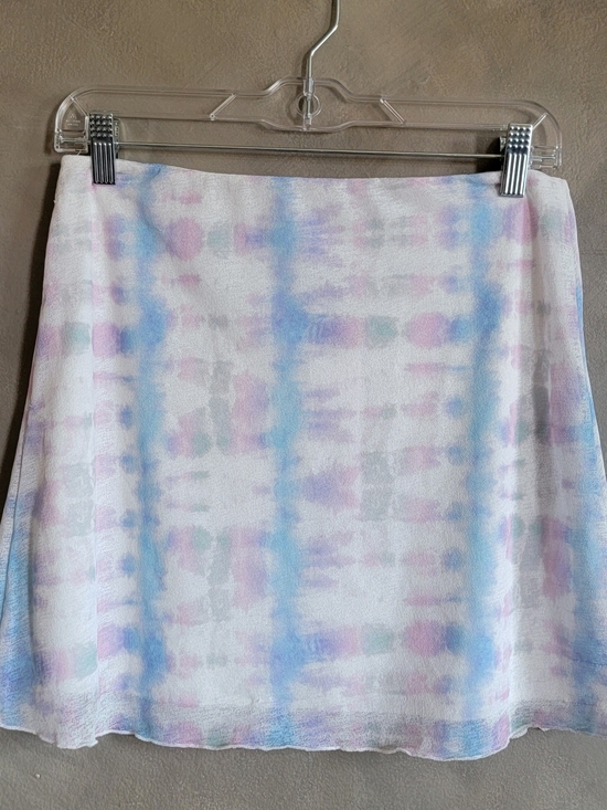 Noisy may Dresses & Skirts - Noisy May Pastel Tie-Dye Mini Skirt - White, Light Blue, Pink, Mint